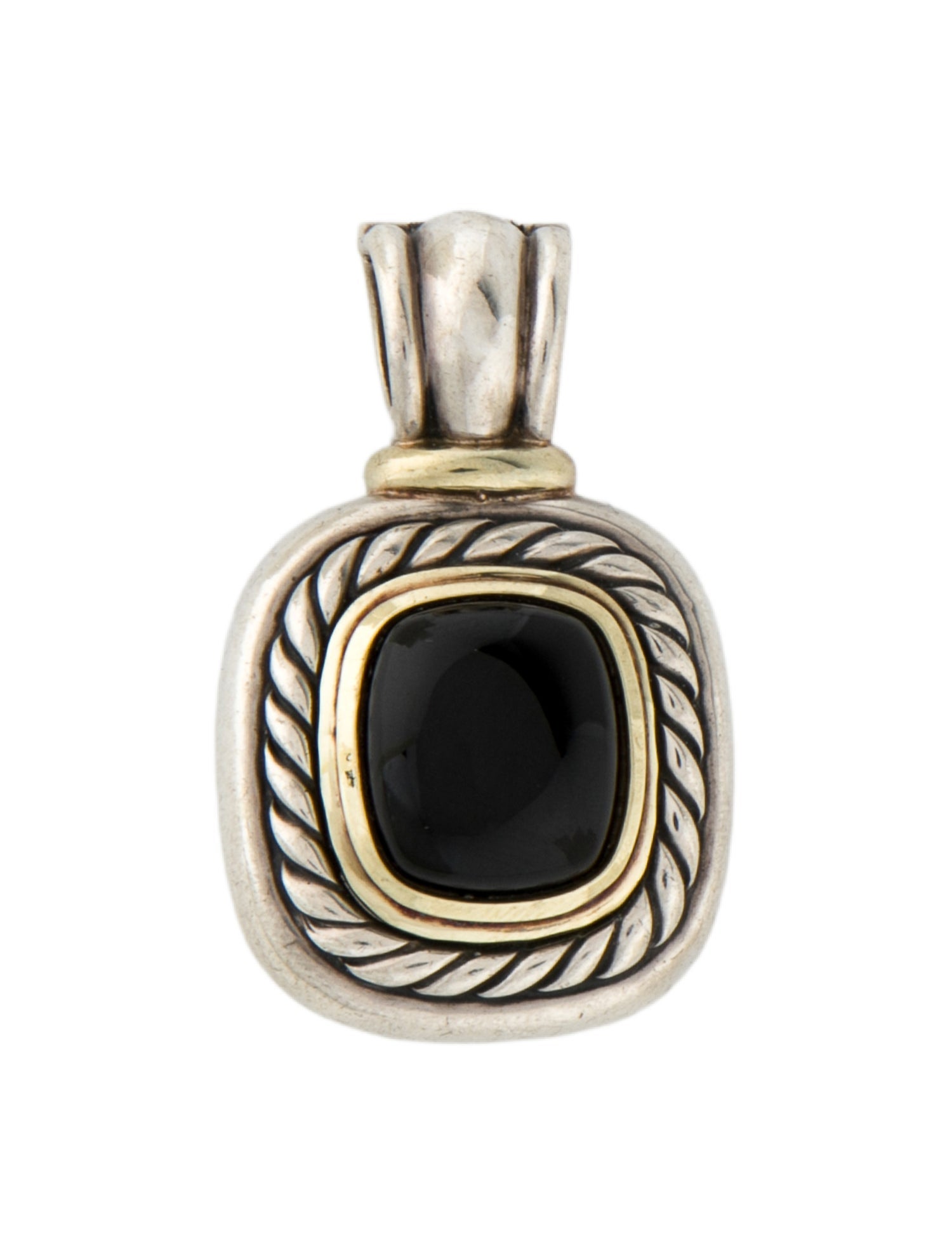 David Yurman Onyx Albion Pendant Enhancer