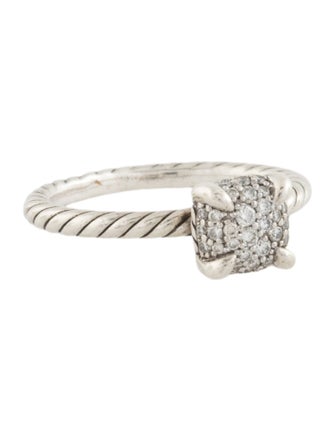 David Yurman Diamond Petite Chatelaine Ring