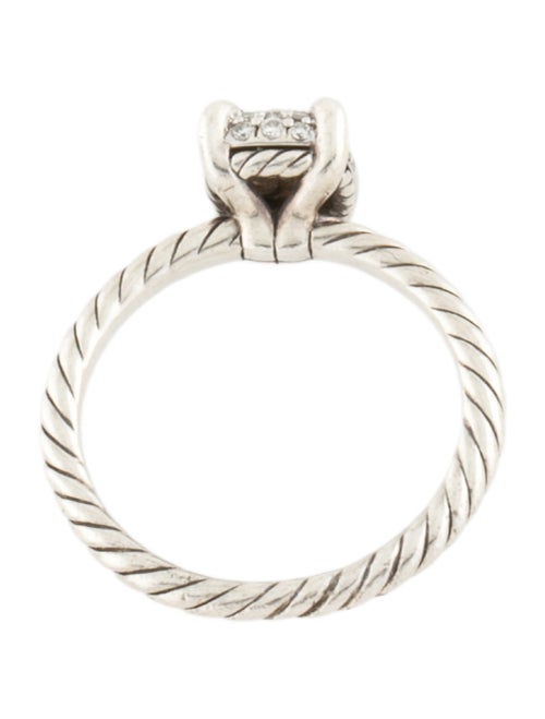 David Yurman Diamond Petite Chatelaine Ring