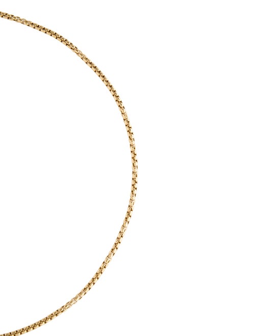 David Yurman 18K Box Chain Necklace