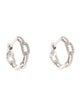 David Yurman 18K Diamond Stax Huggie Earrings