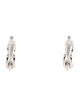 David Yurman 18K Diamond Stax Huggie Earrings