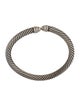 David Yurman Diamond Cable Cuff Bracelet