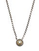 David Yurman Pearl Cookie Pendant Necklace