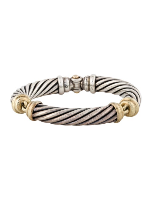 David Yurman Two-Tone Metro Cable Bracelet