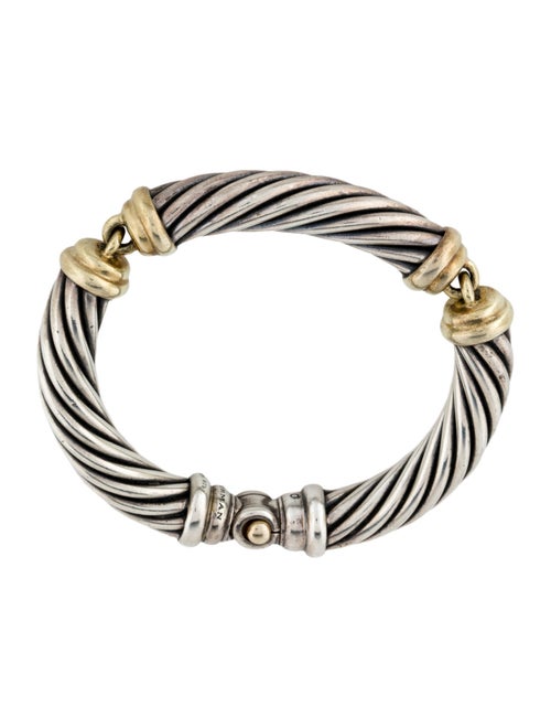 David Yurman Two-Tone Metro Cable Bracelet