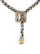 David Yurman Two-Tone Quatrefoil Lariat Necklace