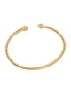 David Yurman 18K Diamond Classic Cablespira Cuff Bracelet