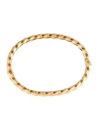 David Yurman 18K Cable Edge® Bangle Bracelet