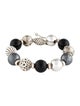 David Yurman Onyx & Hematine DY Elements Bead Bracelet