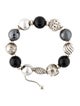 David Yurman Onyx & Hematine DY Elements Bead Bracelet