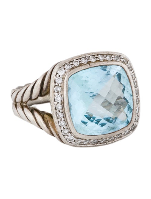 David Yurman Topaz & Diamond Albion Cocktail Ring