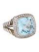 David Yurman Topaz & Diamond Albion Cocktail Ring