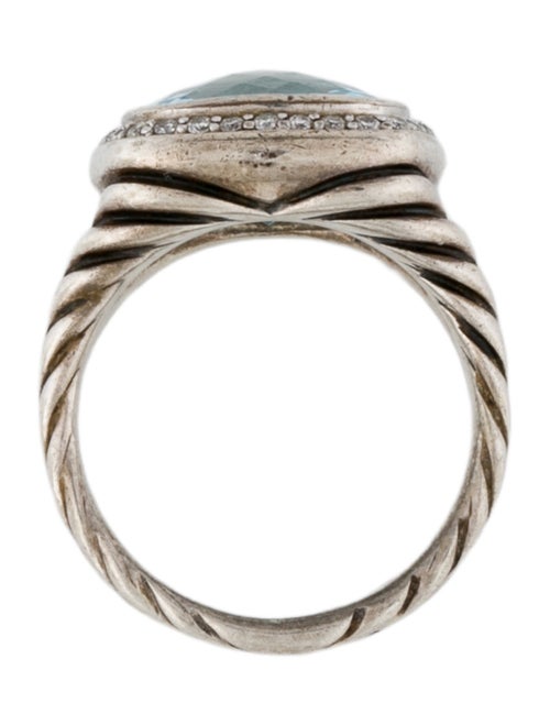 David Yurman Topaz & Diamond Albion Cocktail Ring