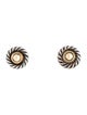 David Yurman Two-Tone Cookie Stud Earrings