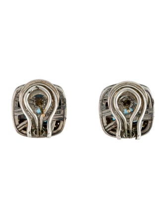 David Yurman Topaz & Diamond Albion Earclips
