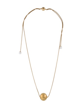 David Yurman 18K Pearl Solari Adjustable Necklace