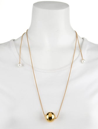 David Yurman 18K Pearl Solari Adjustable Necklace