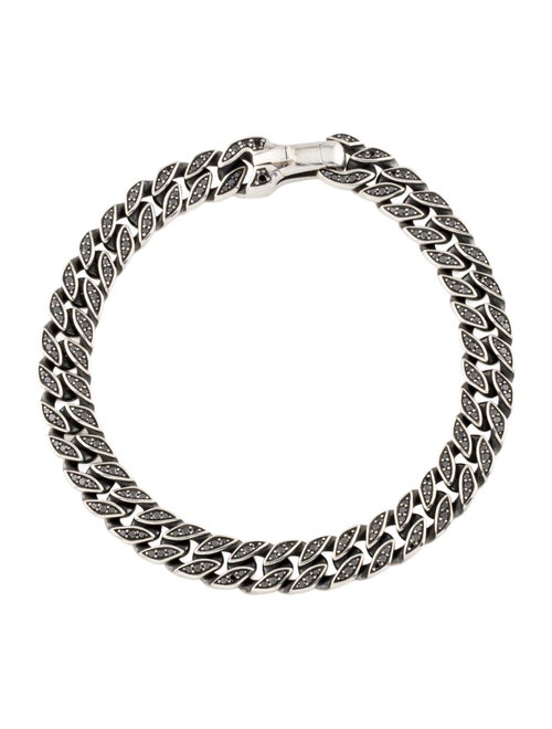 David Yurman Diamond Curb Chain Bracelet
