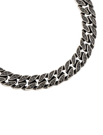 David Yurman Diamond Curb Chain Bracelet