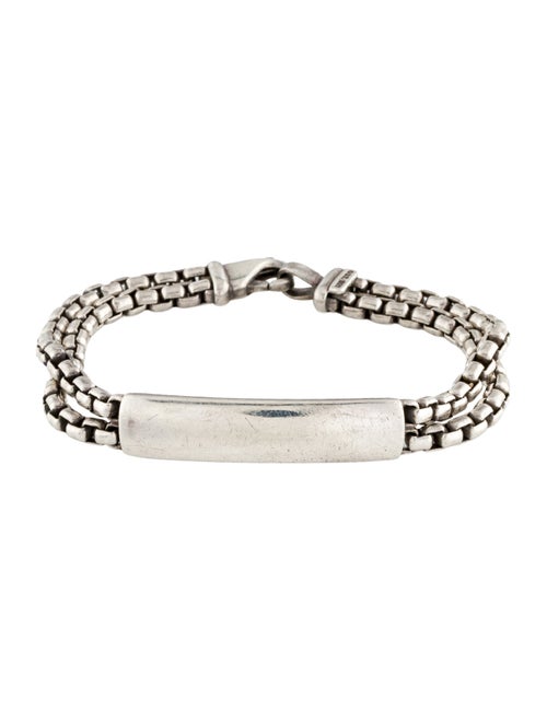 David Yurman Double Box Chain ID Bracelet