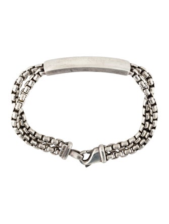 David Yurman Double Box Chain ID Bracelet