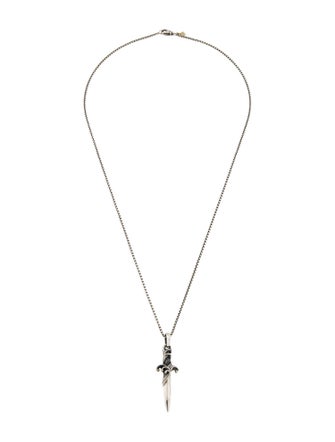 David Yurman Dagger Amulet Pendant Necklace