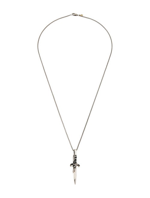 David Yurman Dagger Amulet Pendant Necklace