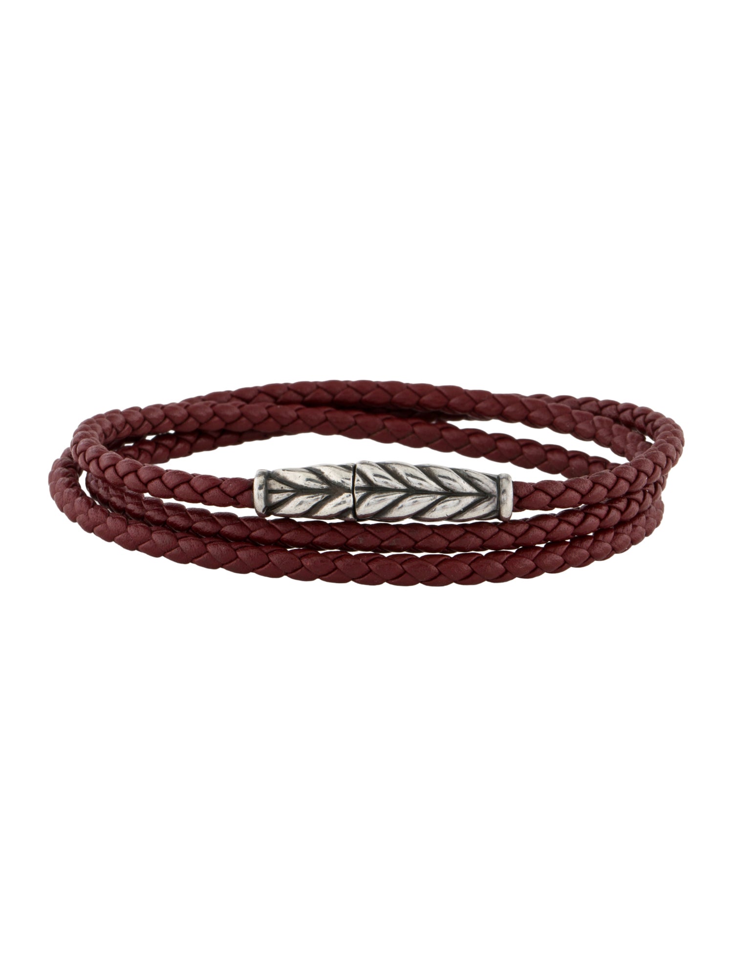David Yurman Chevron Triple Wrap Bracelet