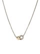 David Yurman Two-Tone Belmont Double Curb Link Necklace
