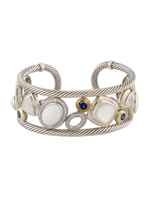 David Yurman Multistone Mosaic Cuff Bracelet