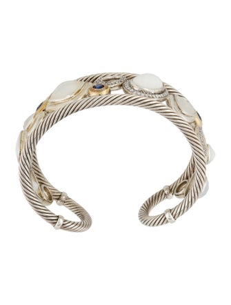 David Yurman Multistone Mosaic Cuff Bracelet