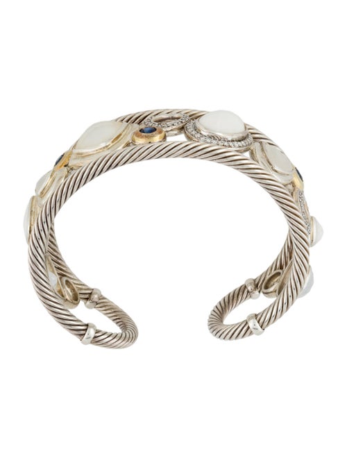 David Yurman Multistone Mosaic Cuff Bracelet