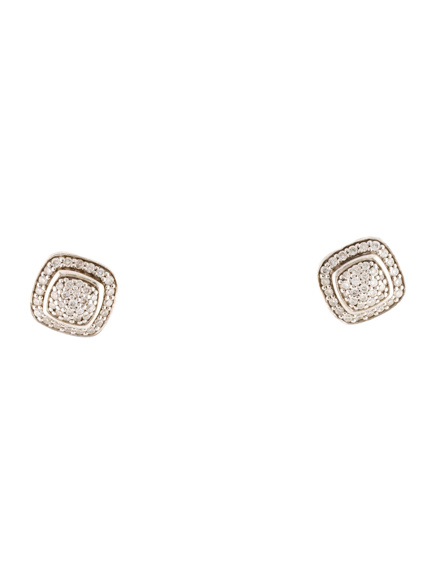 David Yurman Diamond Petite Albion Stud Earrings