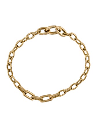 David Yurman 18K Diamond Stax Chain Bracelet