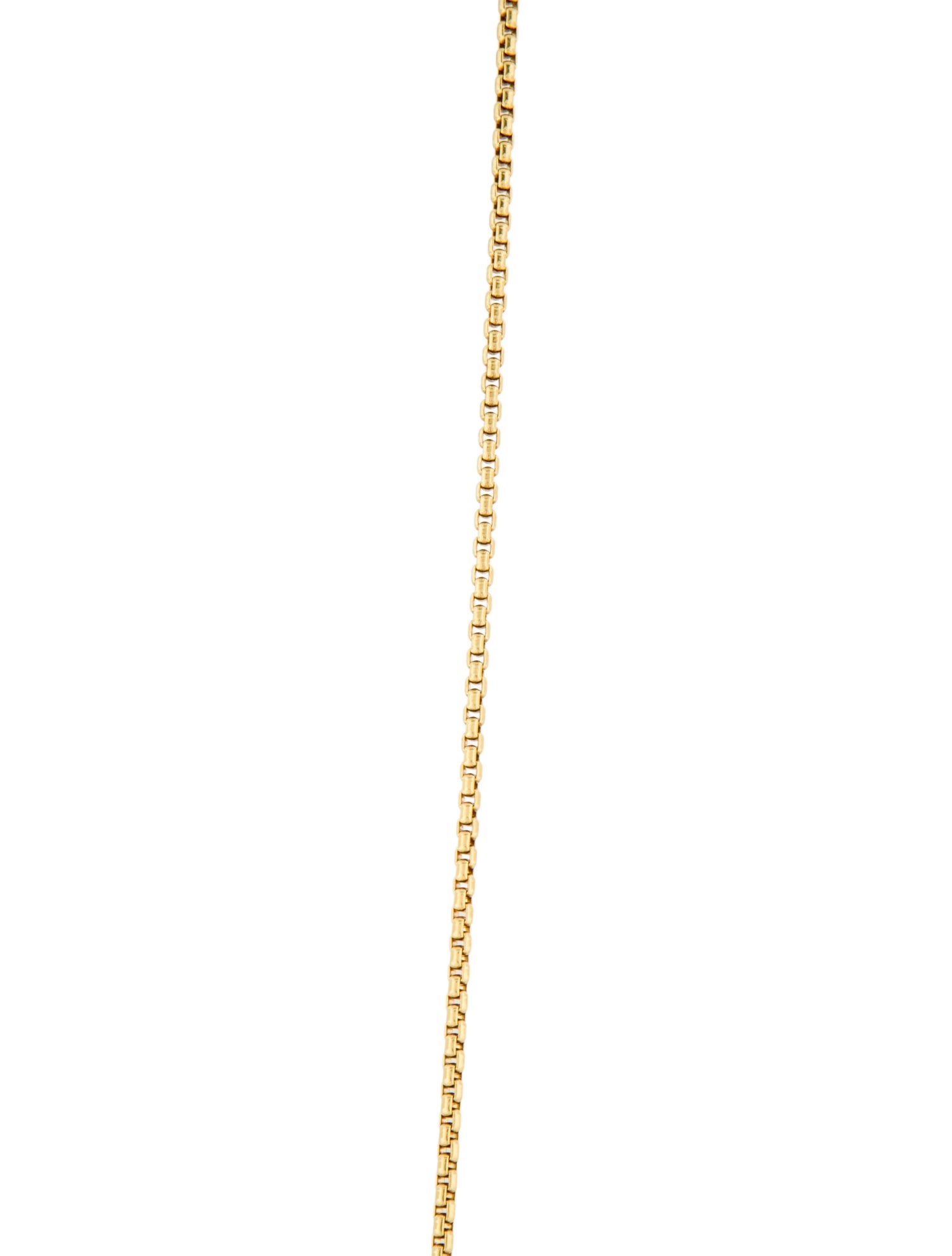 David Yurman 18K Box Chain Necklace