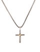 David Yurman Two-Tone Petite X Cross Pendant Necklace