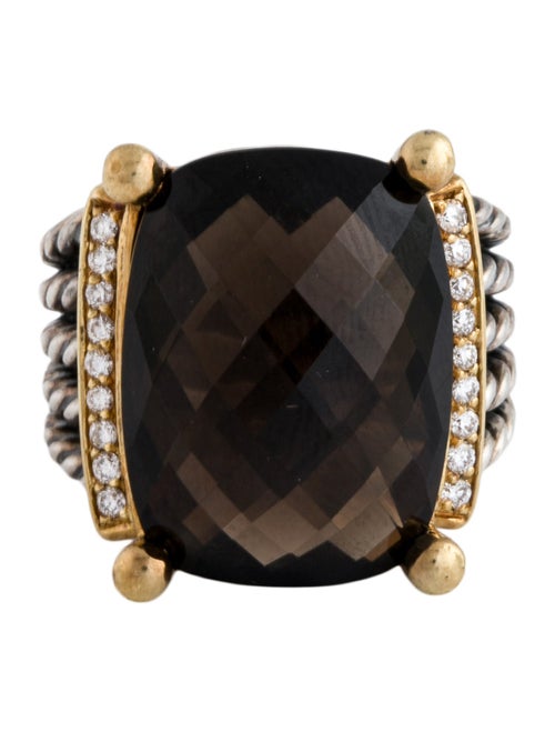 David Yurman Smoky Quartz & Diamond Wheaton® Cocktail Ring