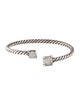 David Yurman Diamond Chatelaine Bypass Cuff Bracelet