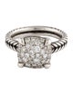 David Yurman Diamond Chatelaine Cocktail Ring