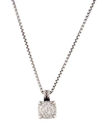 David Yurman Diamond Chatelaine Pendant Necklace