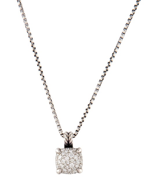 David Yurman Diamond Chatelaine Pendant Necklace