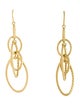 David Yurman 18K Mobile Chain Link Chandelier Earrings