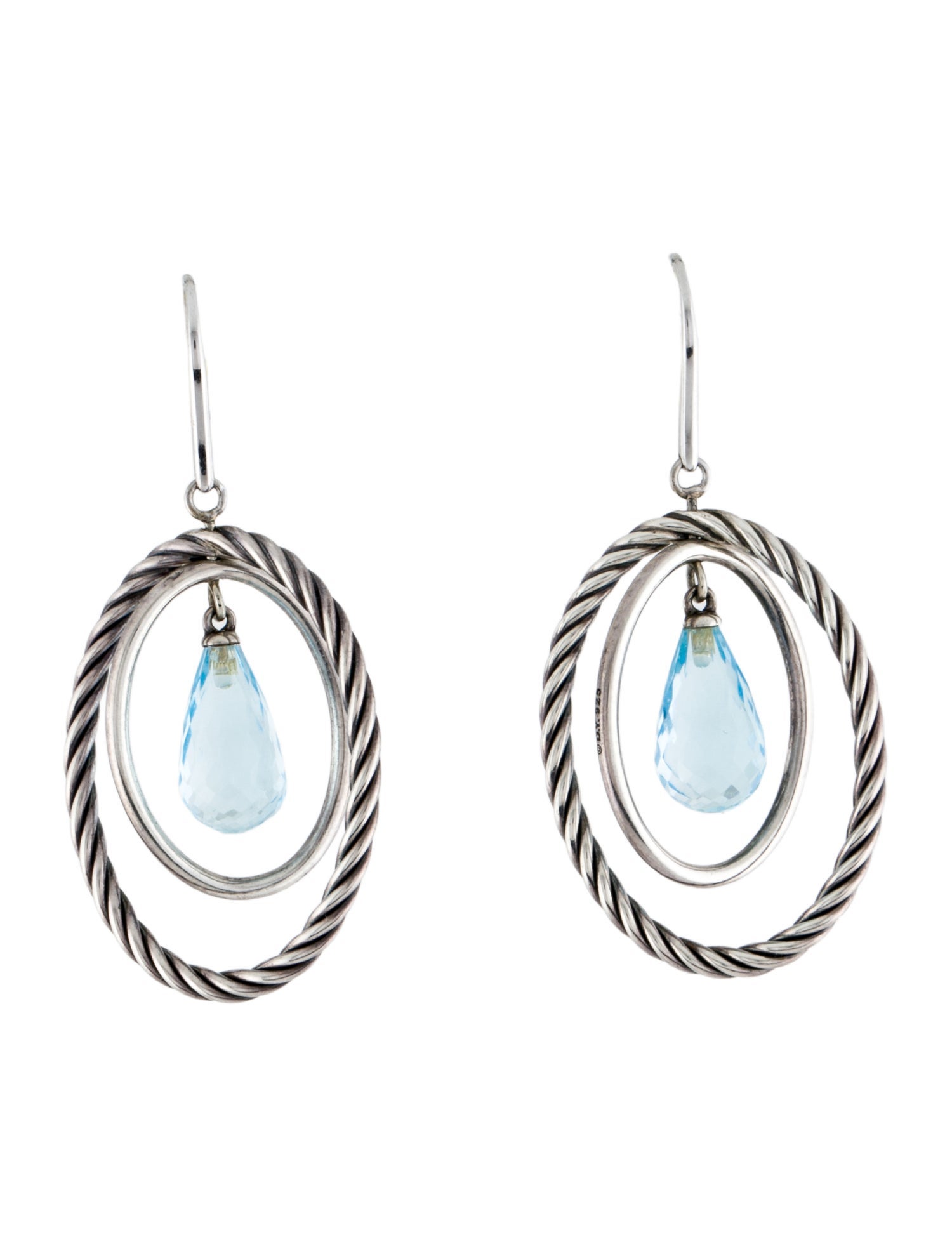 David Yurman Topaz Mobile Drop Earrings