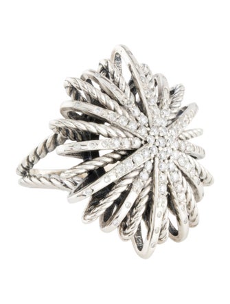 David Yurman Diamond Starburt Cocktail Ring