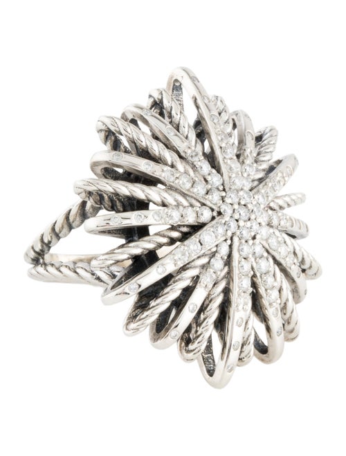 David Yurman Diamond Starburt Cocktail Ring