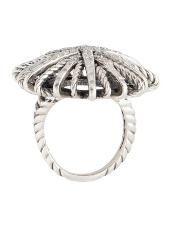 David Yurman Diamond Starburt Cocktail Ring
