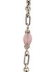 David Yurman 1.45ctw Diamond & Rose Quartz Figaro Station Necklace