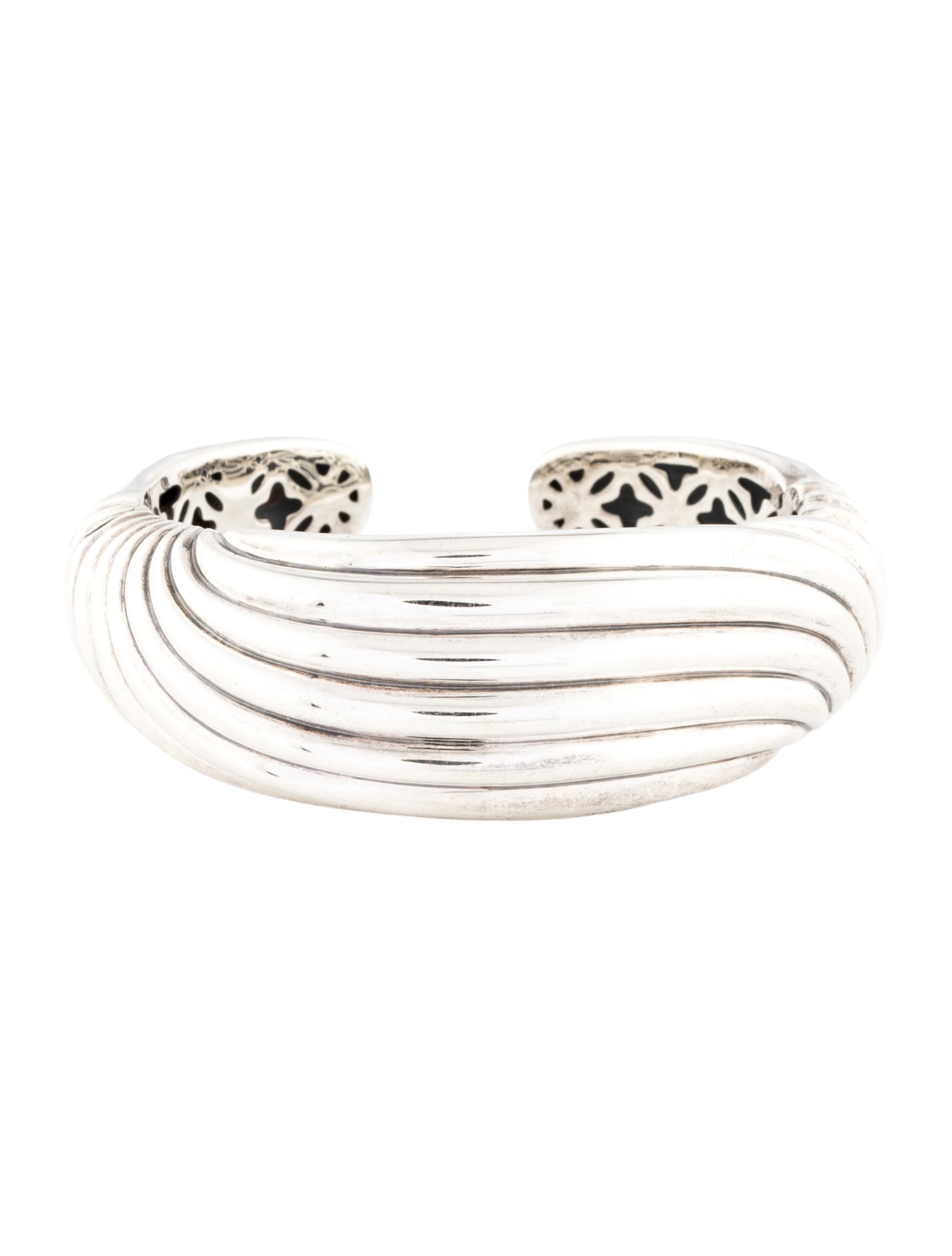 David Yurman Sculpted Cable Hinged Cuff Bracelet