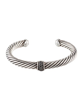 David Yurman Diamond Center Station Bracelet